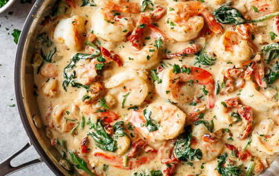 LCHF скариди по тоскански LCHF скариди по тоскански